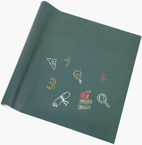 Green Board Vinyl Wall Sticker Chalkboard Wall Sticker Blackboard (45 X 200 Cm)