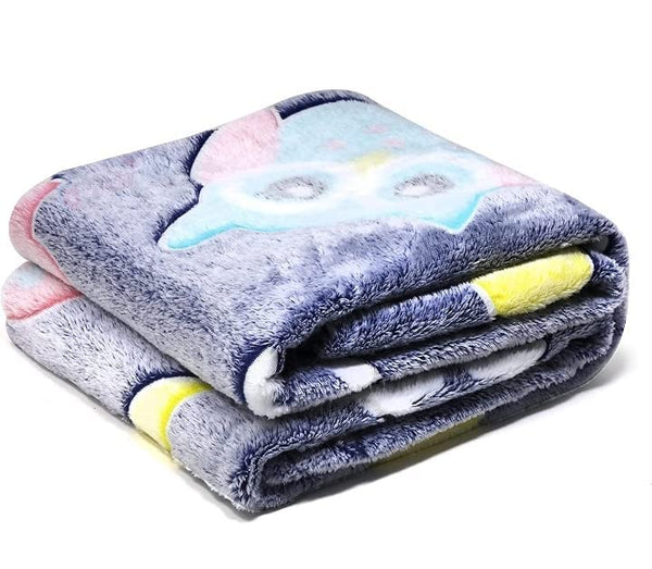 Glow in The Dark Blanket Big Owl  Soft Cozy All Season Blankets