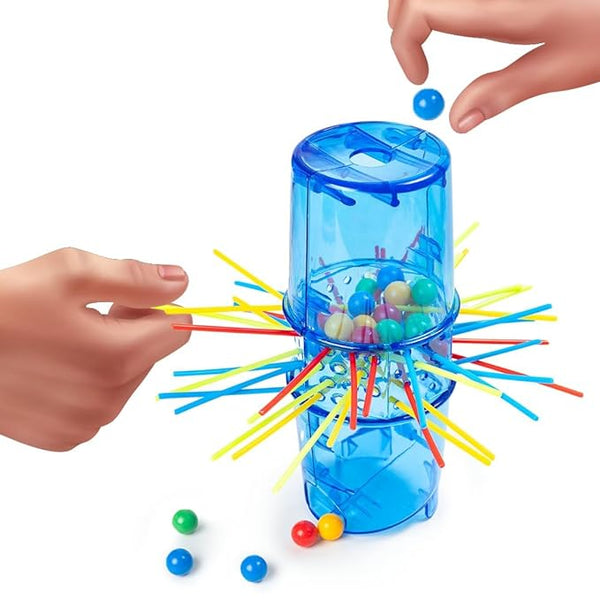 Ji and ja Marble Stick Game to Play for Kids 5+ Years - Multicolor