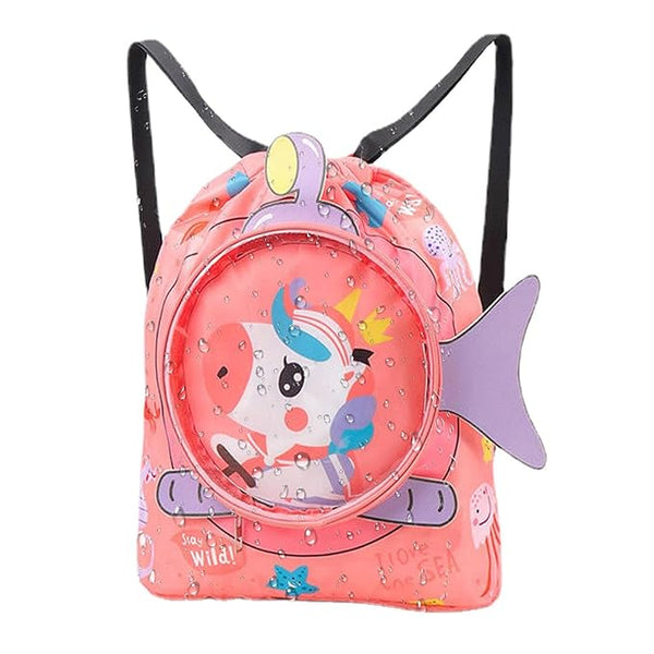 Unicorn Children's Swimming Bag  Cute Animals Beach Backpack For Kids