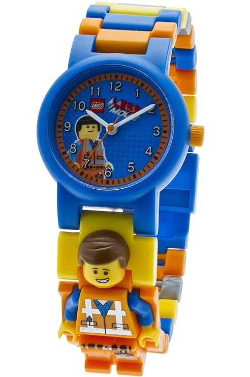 Ji and Ja Midsize 340822 Classic Mini Figure Dial Blue Watch ( lego movie watch)