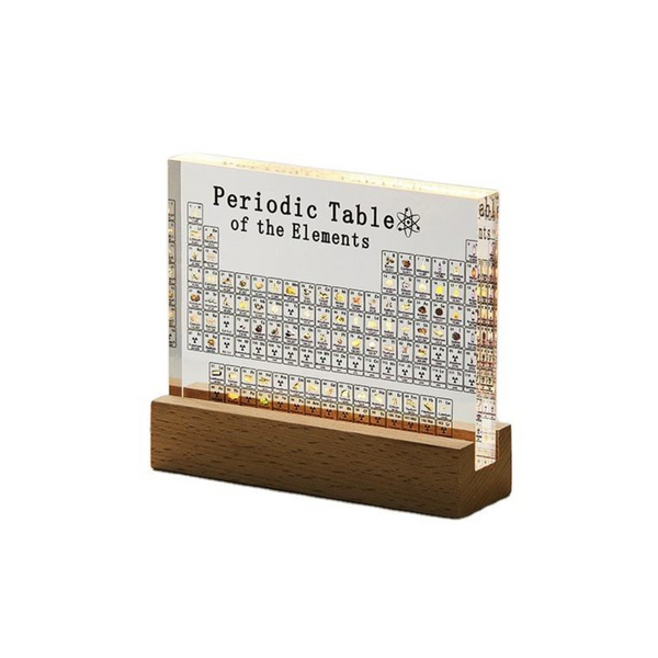 Periodic Table with Real Elements Inside