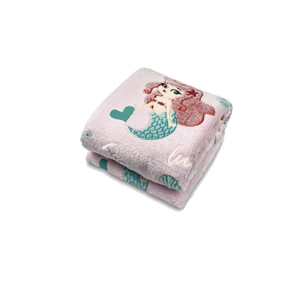 Glow in The Dark Blanket  Small Mermaid Soft Cozy All Season Blankets